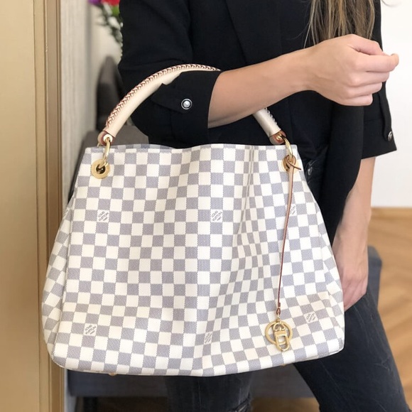 Auth Louis Vuitton Artsy MM Damier Azur! - Picture 5 of 15